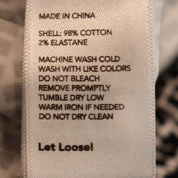 New Kate Spade Saturday Black White Shuffle Shape A-line Skirt Size 0 - Picture 6 of 7